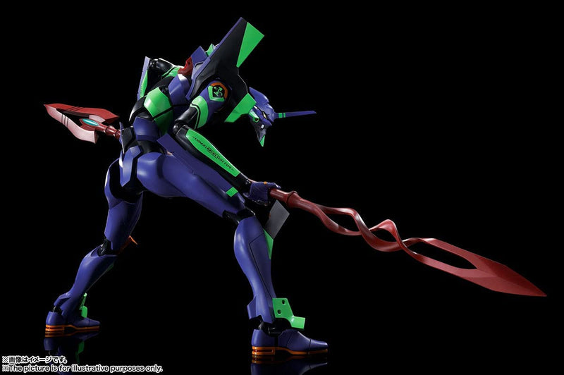 "Rebuild of Evangelion" DYNACTION Humanoid Decisive Weapon Artificial Human Evangelion EVA-01 + Cassius Spear (Renewal Color Edition)