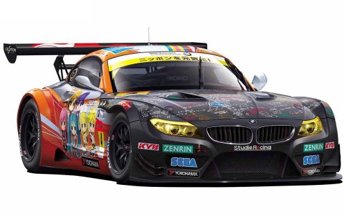 Hatsune Miku 2012 ProjectMirai GOOD SMILE Racing BMW Z4 GT3 (BMW Z4 GT3 - Round 2 (Fuji) version) - 1/24 scale - Itasha GOOD SMILE Racing - Fujimi