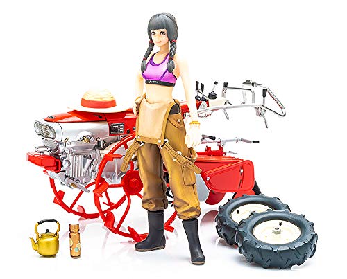 Inaho avec Honda F90 Tiller - 1/20 échelle - Personnage d'origine d'usine minimum - Max usine