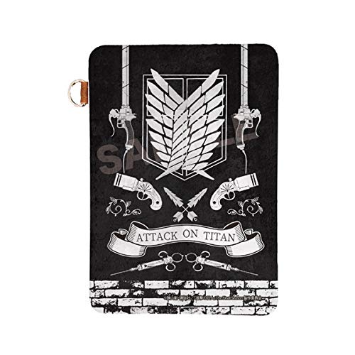 "Attack on Titan" Leather Pass Case 01 Image Design