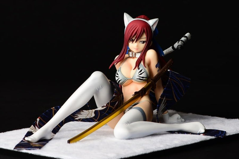 "Fairy Tail" Erza Scarlet White Tiger Gravure Style
