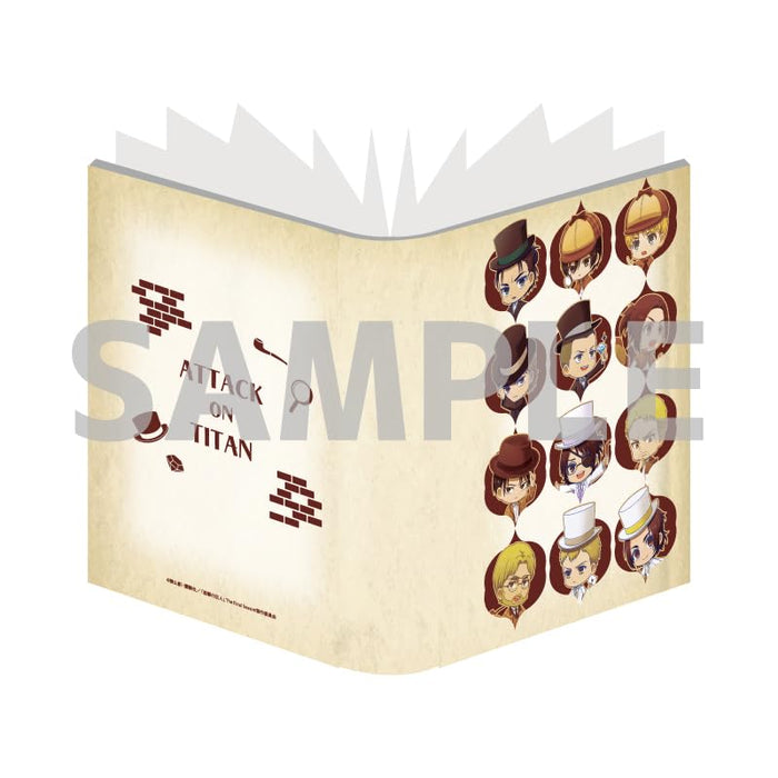 Premium Postcard Holder "Attack on Titan" 04 Phantom Thief & Detective Ver. Panel Layout Design (Mini Character Illustration)
