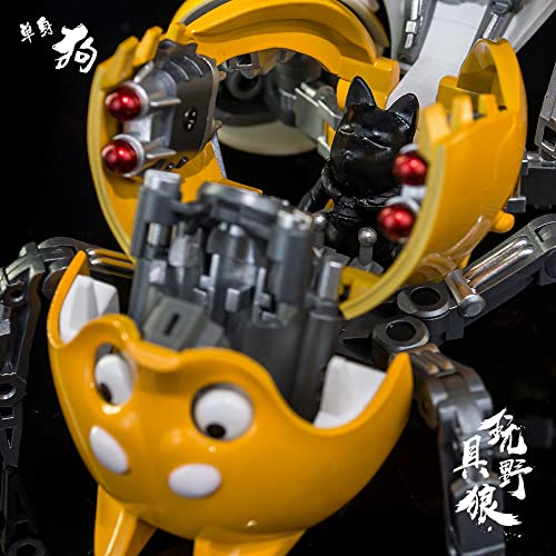 TOYWOLF SINGLE DOG ALLOY TRANSFORMABLE TOY