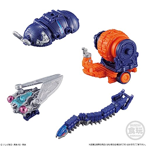 "Ohsama Sentai King Ohger" Mini Pla Shugods Gattai Series 03 Tarantula Knight & Guardian Weapons Set
