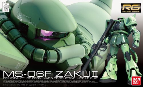 MS-06F Zaku II-1/144 escala-RG (#04) Kidou Senshi Gundam-Bandai
