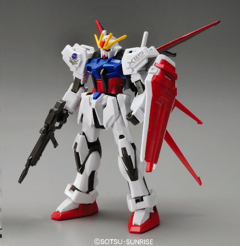 GAT-X105 + AQM / E-X01 AQU / E-X01 Strike Gundam (versión Remaster) - 1/144 Scale - HG Gundam Semilla (R01) Kidou Senshi Gundam Seed - Bandai