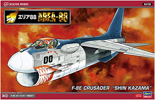 F-8E (version Shin Kazama)-1/48-échelle-Créateur au travail, secteur 88-Hasegawa