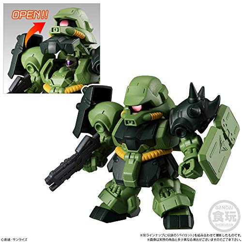 Mobile Suit Gundam Micro Wars 3, Pack of 10, Candy Toy, Gum (Gundam Series)