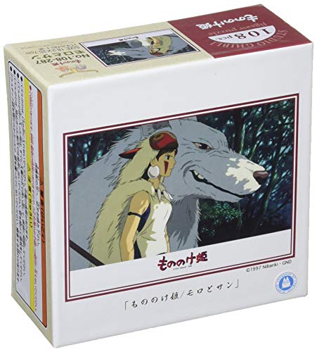 108 Peace Jigsaw Puzzle "Princess Mononoke" Moro and Sun 18 2x25 7cm