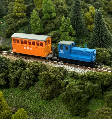 Railway Collection Narrow Gauge 80 Nekoyama Forest Railway Diesel Locomotive (Blue Color) + Passenger Car 2 Car Set D