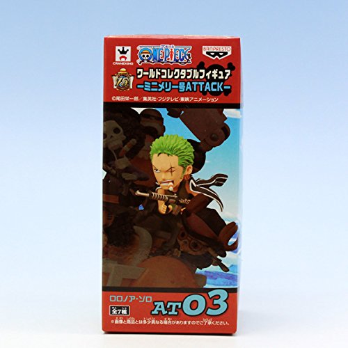 Roronoa Zoro One Piece World Collectable Figure Mini Merry Attack One Piece - Banpresto