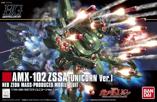 AMX-102 ZSSA AMX-102 ZSSA (Unicornio Ver. Versión) - 1/144 Escala - HGUC, Kidou Senshi Gundam UC - Bandai