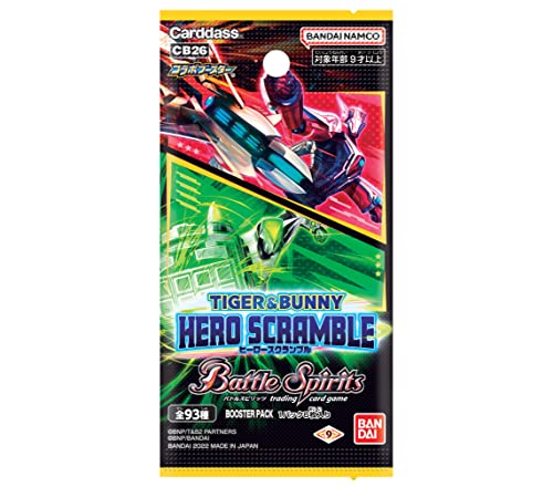 Battle Spirits Collaboration Booster "Tiger & Bunny" Hero Scramble Booster Pack CB26