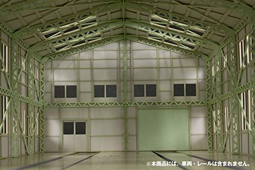 1/80 Scale Paper Kit Electric Car Shed