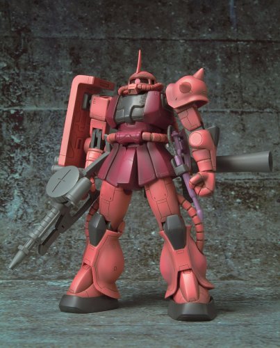 MS-06S Zaku II Commander Type Char Aznable Custom Extended Mobile Suit in Action!! Kidou Senshi Gundam - Bandai