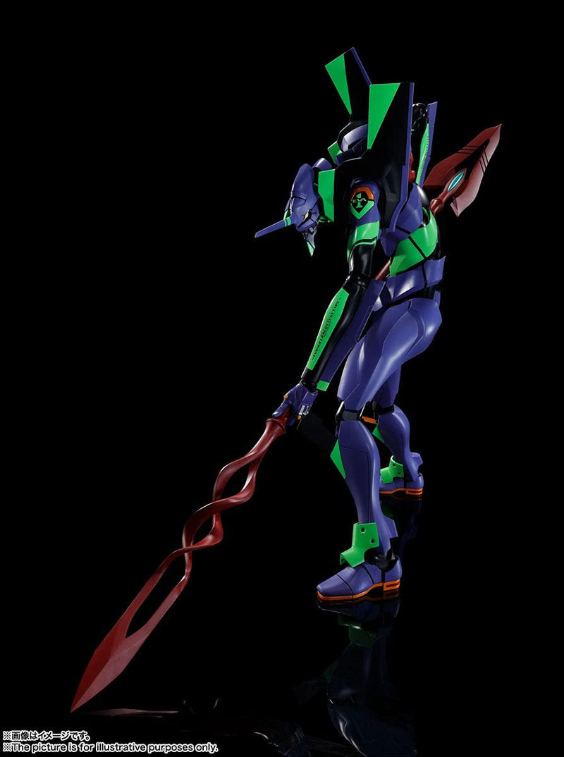 "Rebuild of Evangelion" DYNACTION Humanoid Decisive Weapon Artificial Human Evangelion EVA-01 + Cassius Spear (Renewal Color Edition)