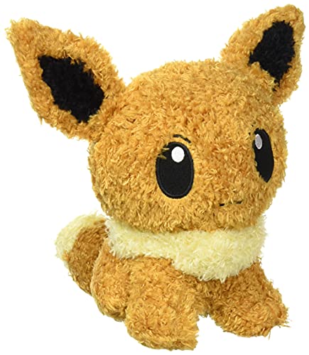 "Pokemon" Eevee Mokomoko Plush (Renewal Color)