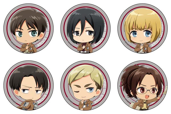 "Attack on Titan The Final Season" Trading Can Badge