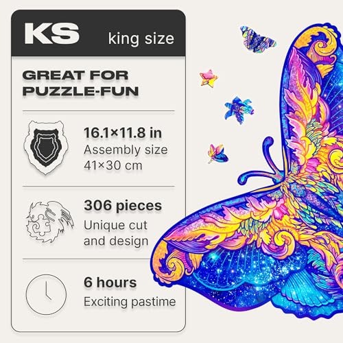 Intergalaxy Butterfly 306 Piece KS Size