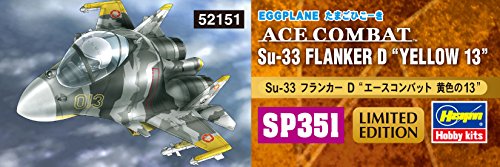 Su-33 Flanker D (Yellow 13 version) Eggplane Series, Ace Combat 06: Kaihou e no Senka - Hasegawa