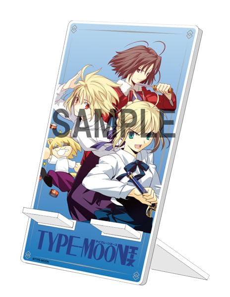 TYPE-MOON Ace Cover Illustration Acrylic Smartphone Stand Shiki & Arcueid & Saber