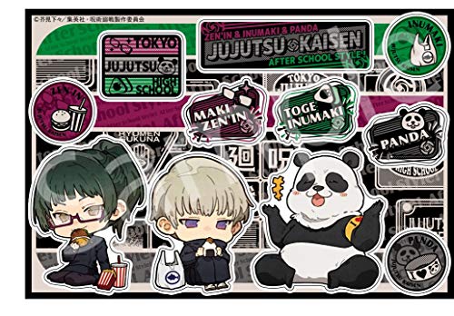 Jujutsu Kaisen Sticker Zen'in & Inumaki & Panda After School Ver.