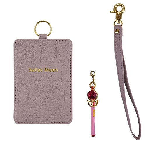 "Sailor Moon" Premium Charm & IC Card Case Cutie Moon Rod SLM-76B