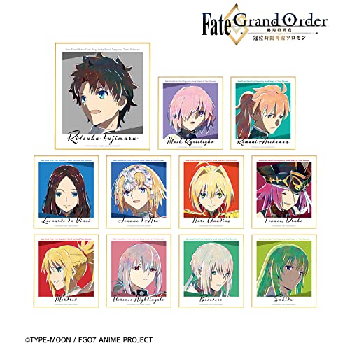 "Fate/Grand Order -Final Singularity: The Grand Temple of Time Solomon-" Trading Ani-Art Mini Shikishi