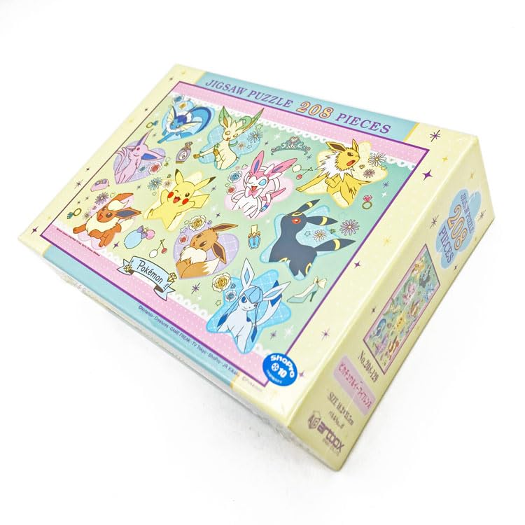 "Pokemon" Jigsaw Puzzle 208 Piece 208-129 Pikachu & Eevee Friends