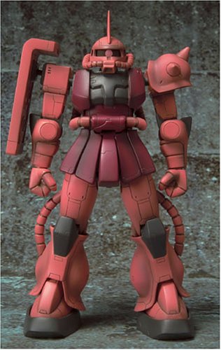 MS-06S Zaku II Commander Type Char Aznable Custom Extended Mobile Suit in Action!! Kidou Senshi Gundam - Bandai