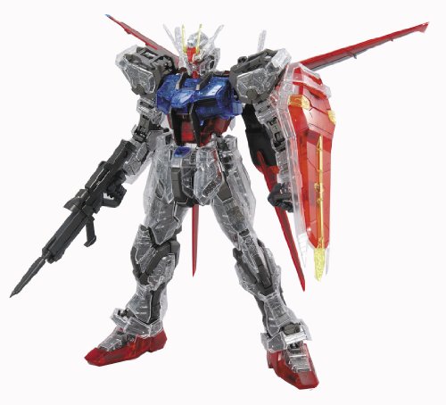 FX-550 Skygrasper GAT-X105 Strike Gundam GAT-X105+AQM/E-X01 Aile Strike Gundam (30th Anniversary Color Clear ver. version) - 1/60 scale - PG Kidou Senshi Gundam SEED - Bandai