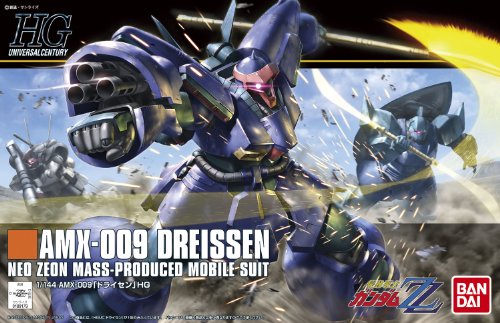 AMX-009 Dreiissen - 1/144 Maßstab - HGUC (# 172), Kidou Senshi Gundam Zz - Bandai