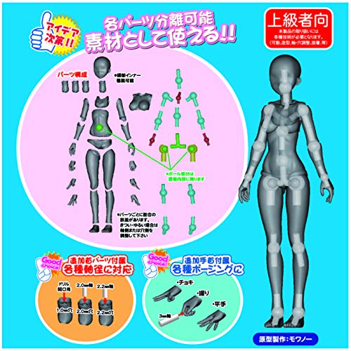 1/12 Sozai-chan (Flesh version) - 1/12 scale - Premium Parts Collection (PPC-T44) - Hobby Base