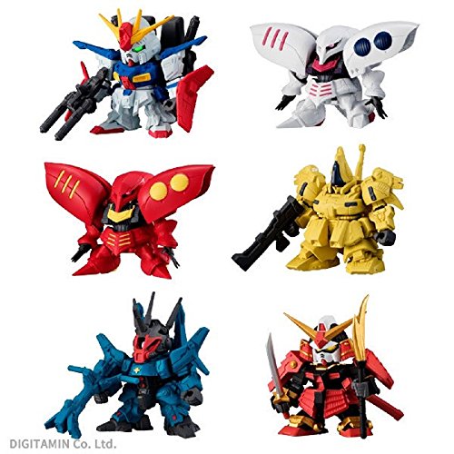 Mobile Suit Gundam Gashapon Senshi Forte (06) SD Sengokuden Musha Shichinin Shuu Hen - Bandai