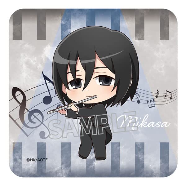 "Attack on Titan" Original Illustration Hand Towel (Concert) Mikasa