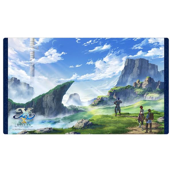 "Ys X -NORDICS-" Rubber Mat Adol & Dogi Leaving Esteria