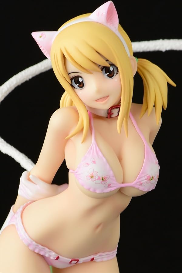 "Fairy Tail" Lucy Heartfilia Sakura Cat Gravure Style