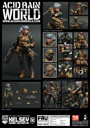 TOYS ALLIANCE LIMITED "ACID RAIN" 1/18 SCALE FAV-A32 KELSEY - COMBAT INSTRUCTOR
