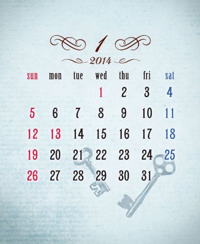 "Kiki's Delivery Service" Antique Dresser 2014 Calendar