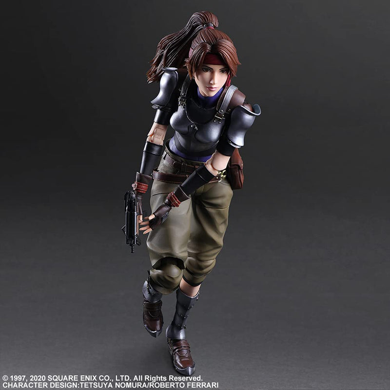 "Final Fantasy VII Remake" Play Arts Kai Jessie & Bike Set