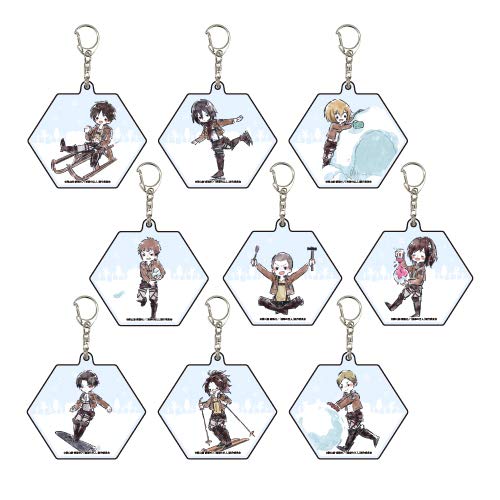 Acrylic Key Chain "Attack on Titan" 03 Playing with Snow Ver. (Graff Art Design)