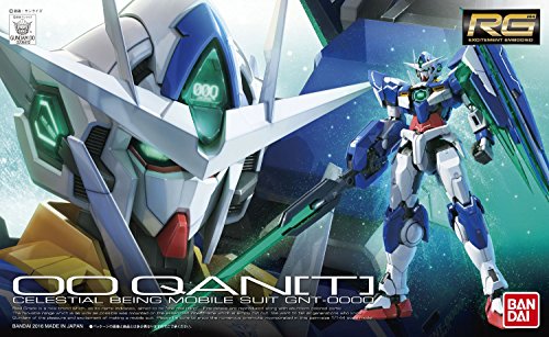 GNT-0000 00 Qan [T] - 1/144 Échelle - RG (n ° 21), Gekijouban Kidou Senshi Gundam 00: Un réveil du pionnier - Bandai