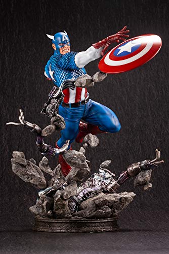 Marvel Avengers Captain America Fine Art Statue