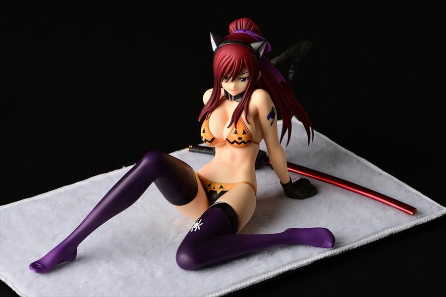 "Fairy Tail" Erza Scarlet Halloween Cat Gravure Style