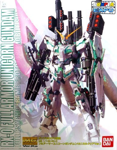RX-0 Armure complète Unicorn Gundam (Verre Clear. Version mécanique) - 1/100 Échelle - MG, Kidou Senshi Gundam UC - Bandai
