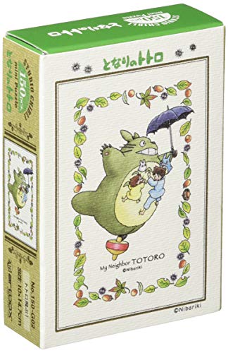 150 Piece Jig Saw Puzzle "My Neighbor Totoro" Collage Art Series Totoro Flying Mini Puzzle 10x14 7cm 150 G02