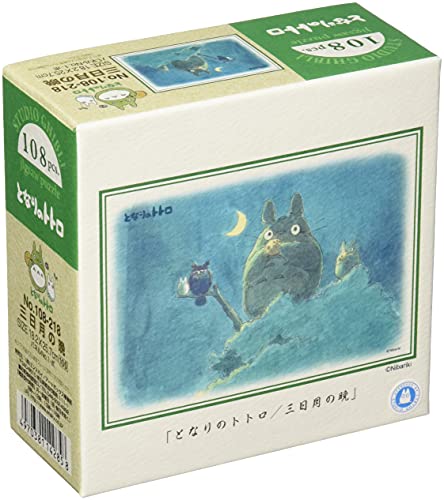 108 Peace Jigsaw Puzzle "My Neighbor Totoro" Crescent Moon night 18 2x25 7cm 108 218