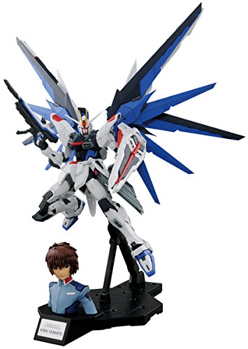Kira Yamato ZGMF-X10A Freiheit Gundam Dramatische Kombination - Freiheit Gundam Ver. 2.0 & Kira Yamato, - 1/100 Maßstab - Figure-Bustmg, Kidou Senshi Gundam Samen - Bandai