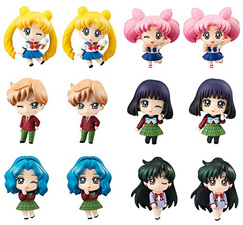Bishoujo Senshi Sailor Moon Petit Chara! Series (School Uniform Ver. version) - 6 units  - MegaHouse