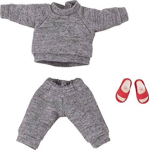 Nendoroid Doll Outfit Set Sweatshirt and Sweatpants (Gray)